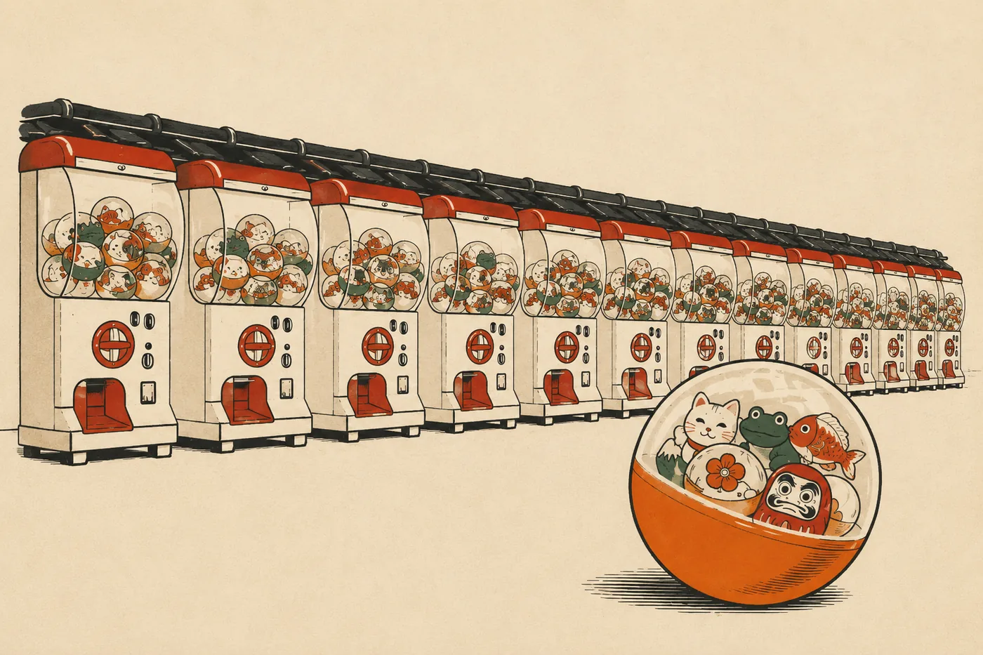 Capsule-Toy (Gachapon) Hotspots in Wakayama City