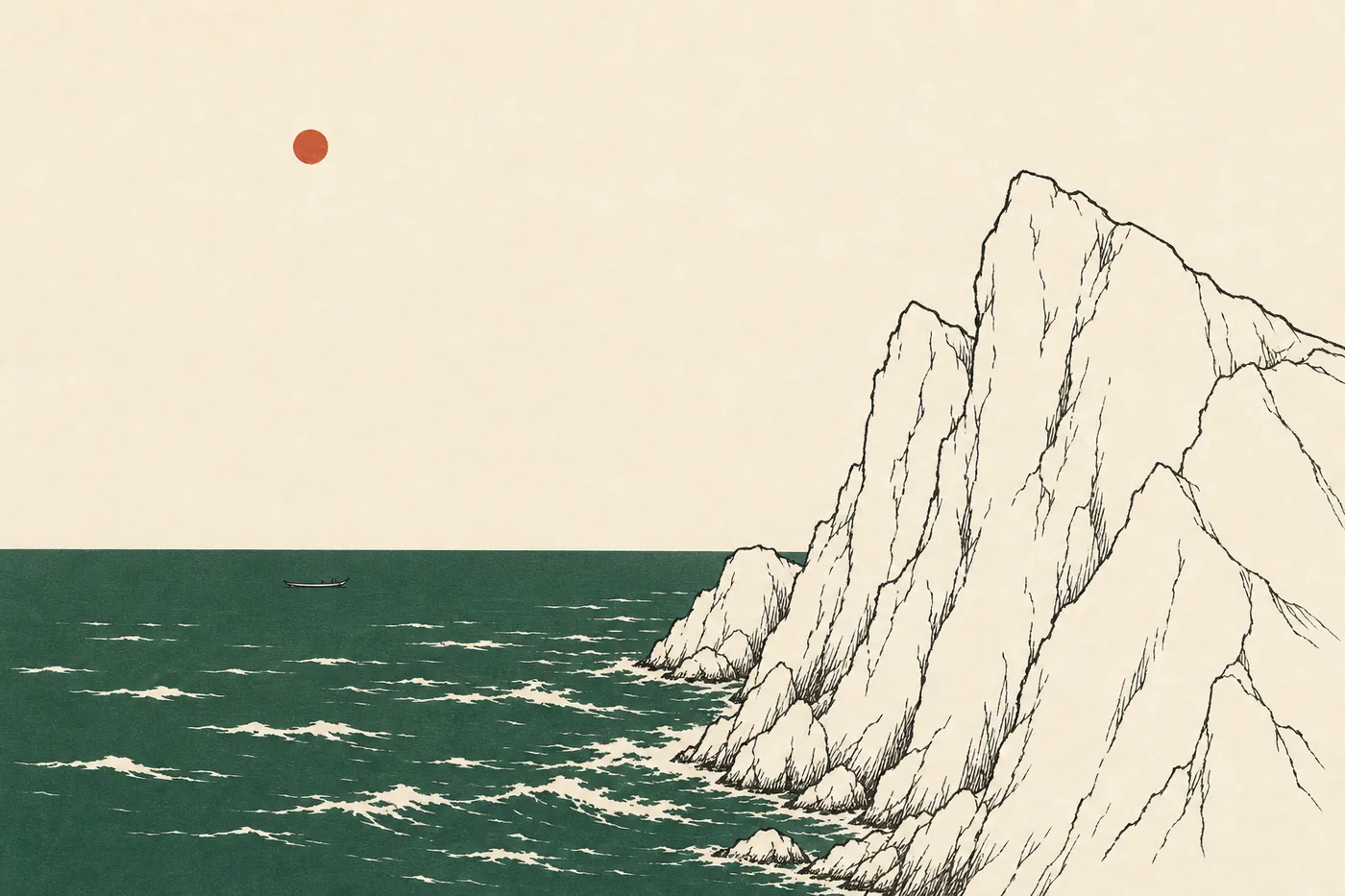 La côte de Shirasaki, « Égée du Japon », et les cafés de Yura